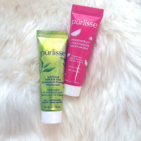 3pc Pūrlisse Deluxe Moisturizing Discovery Kit: Dragonfruit+Green Tea+BB Cream - Picture 2 of 16
